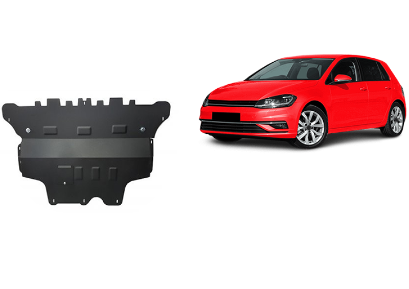 Stalowa Osłona pod silnik VW Golf 7 - automatyczna skrzynia biegów (2012-2019)
