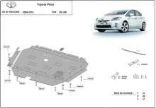 Stalowa Osłona pod silnik Toyota Prius (2008-2015)