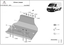 Oceľový kryt palivovej nádrže Citroen Jumper (2016-2026)