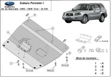 Oceľový kryt motora Subaru Impreza diesel (2002-2008)