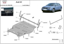 Hliníkový kryt motora Audi A3 (1996-2003)