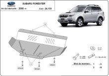 Stalowa Osłona pod silnik Subaru Forester 3 (2008-2013)