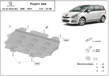 Stalowa Osłona pod silnik Peugeot 5008 (2009-2017)