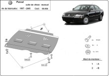 Oceľový kryt prevodovky Volkswagen Passat (1997-2005)