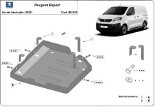 Oceľový kryt AdBlue Peugeot Expert (2020-2026)