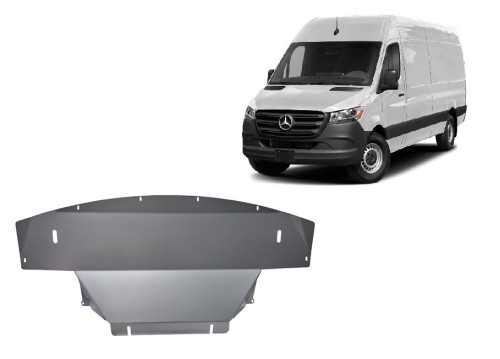 Hliníkový kryt motora Mercedes Sprinter (2024-2026) Hliníkový kryt motora Mercedes Sprinter (2024-2026)