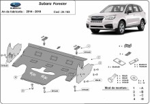 Stalowa Osłona pod silnik Subaru Forester 4 (2014-2018)