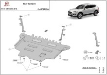 Hliníkový kryt motora Seat Tarraco (2018-2024)