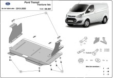Oceľový kryt motora Ford Transit (2013-2020)