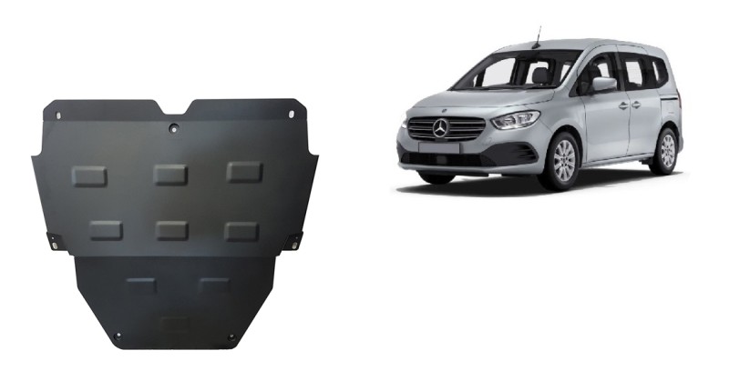Oceľový kryt motora Mercedes EQT (2023-2026)