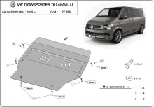 Stalowa Osłona pod silnik Volkswagen Transporter T6 Caravelle (2015-2018)