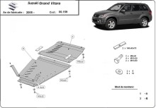 Oceľový kryt motora Suzuki Ignis (2005-2019)