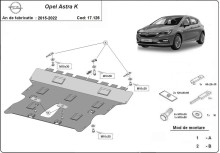 Oceľový kryt motora Opel Astra H (2015-2021)