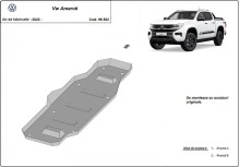 Oceľový kryt palivovej nádrže Volkswagen Amarok (2022-2026)