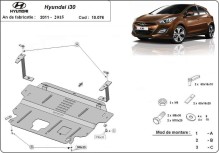 Oceľový kryt motora Hyundai i30 (2011-2014)