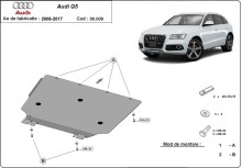 Oceľový kryt prevodovky Audi Q5 (2008-2017)