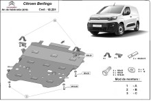 Oceľový kryt motora Citroen Berlingo (2018-2026)