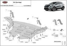 Hliníkový kryt motora Kia Sportage (2019-2021)