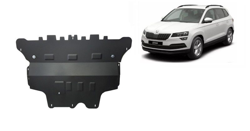 Stalowa Osłona pod silnik Skoda Karoq - automatyczna skrzynia biegów (2016-2026)