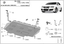 Aluminium Osłona pod silnik VW Jetta (2009-2012)