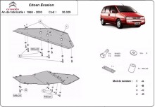 Oceľový kryt motora Citroen Evasion (1995-2003)
