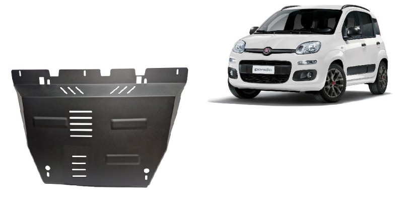 Oceľový kryt motora Fiat Panda 4x2 (2011-2026)
