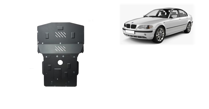 Oceľový kryt motora BMW Seria 3 E46 - benzin (1998-2005)