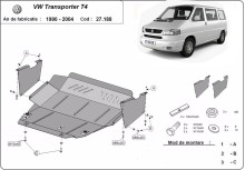 Oceľový kryt motora Vw Crafter (1990-2003)