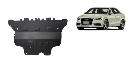 Oceľový kryt motora Audi A3 (8V) - Automatická prevodovka (2012-2020)