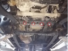 Oceľový kryt motora VW Caddy- Automatická prevodovka (2010-2022)