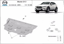 Oceľový kryt motora Mercedes T-Classe (2015-2026)