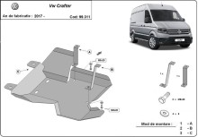 Stalowa Osłona AdBlue Volkswagen Crafter / 18 L (2017-2020)