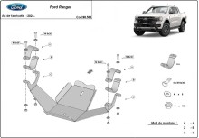 Stalowa Osłona dyferencjału Ford Ranger (2023-2026)