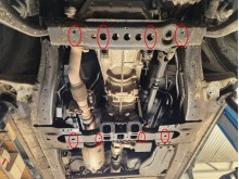 Stalowa Osłona skrzyni biegów Isuzu D-Max (2019-2026)