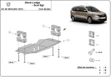 Oceľový kryt systému Start-Go EGR  Dacia Lodgy (2012-2020)