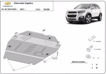 Oceľový kryt motora Chevrolet Captiva (2011-2018)
