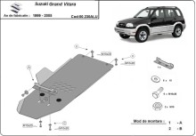 Hliníkový kryt prevodovky Suzuki Grand Vitara (1999-2005)