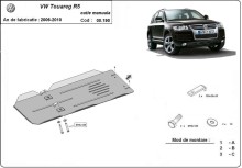 Oceľový kryt motora VW Touran - Automatická prevodovka (2006-2010)