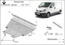 Stalowa Osłona pod silnik Renault Trafic 2 (2003-2014)