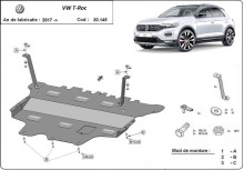 Oceľový kryt motora VW Tiguan (2017-2026)