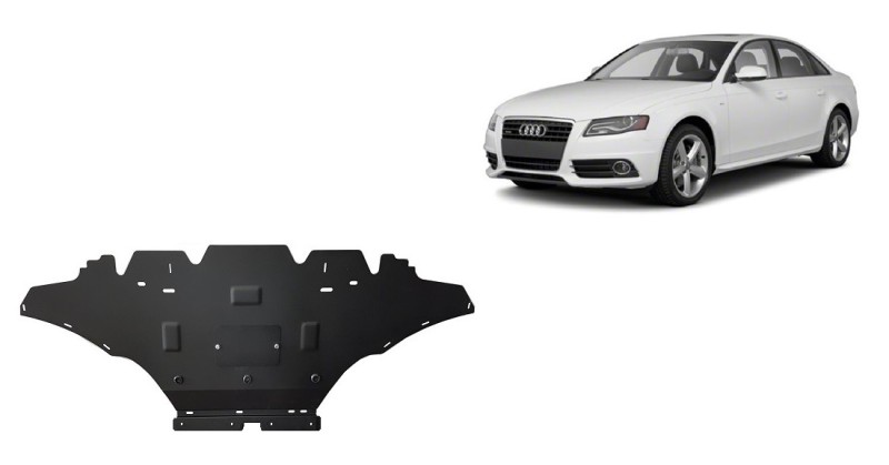 Oceľový kryt motora Audi A4 B8 All Road, diesel (2008-2014)