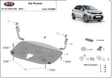 Oceľový kryt motora Kia Ceed (2017-2026)