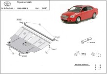 Oceľový kryt motora Toyota Aygo AB40 (2003-2008)