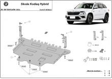 Aluminium Osłona pod silnik Skoda Kodiaq (2024-2026)