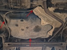 Stalowa Osłona zbiornika paliwa Dacia Lodgy (2012-2022)