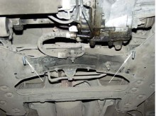 Oceľový kryt motora Peugeot Bipper (2001-2010)