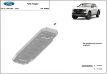 Oceľový kryt palivovej nádrže Ford Ranger (2023-2026)