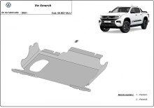 Hliníkový kryt motora Volkswagen Amarok (2023-2026)