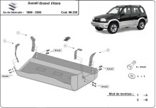Stalowa Osłona zbiornika paliwa Suzuki Grand Vitara (1999-2005)