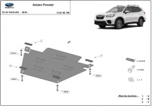 Oceľový kryt prevodovky Subaru Forester (2018-2026)
